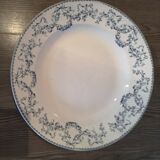 Round dish in Earthenware Sarreguemines Model Mozart