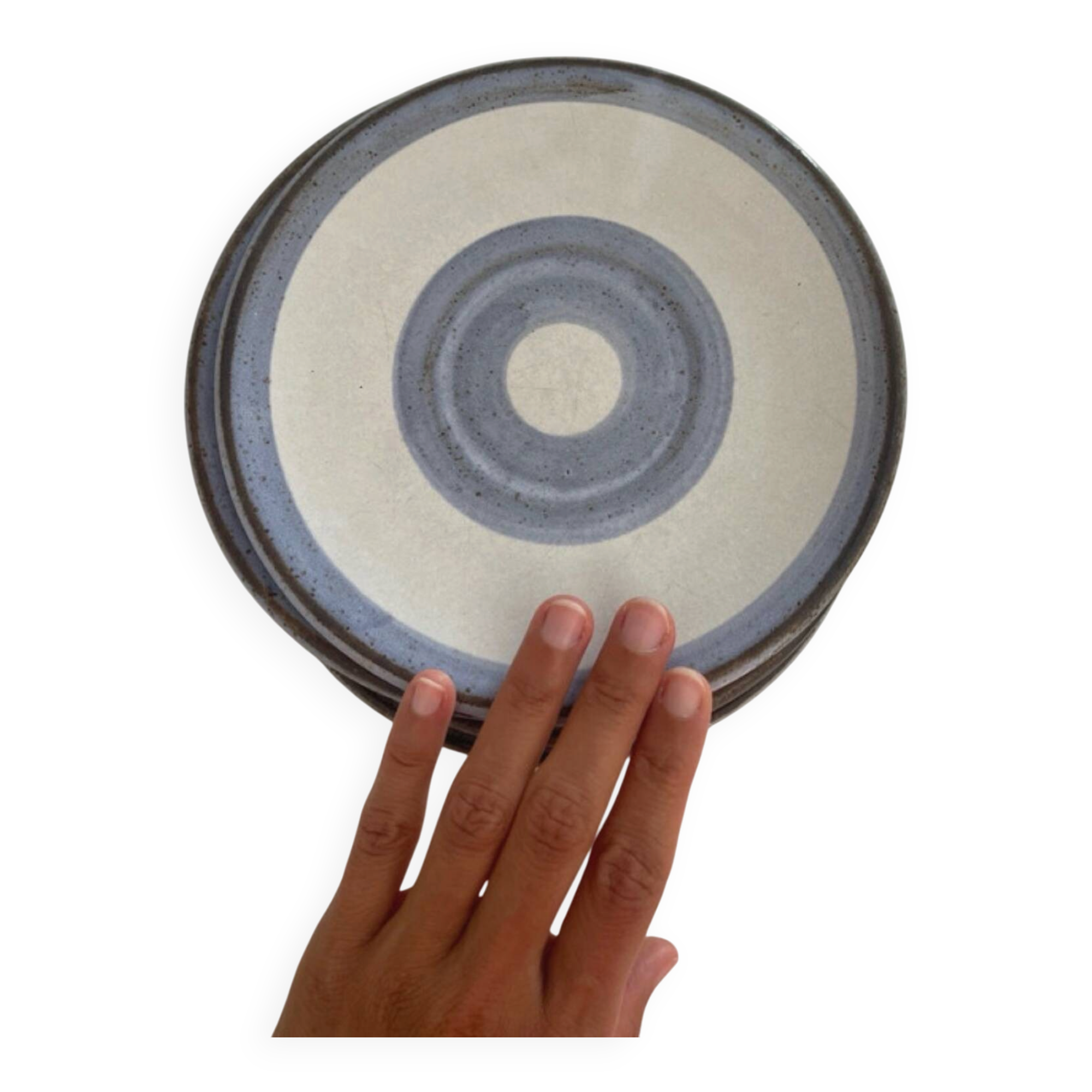 5 dessert plates Vallauris