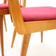 Set of four design dining chairs, 1960's.