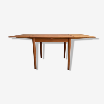 Teak extendable dining table 1960s