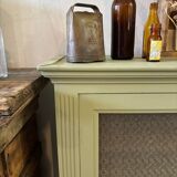 Khaki glass sideboard