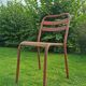 A Tolix bistro chair