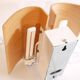 Pair of Scandinavian wooden wall lights 1970