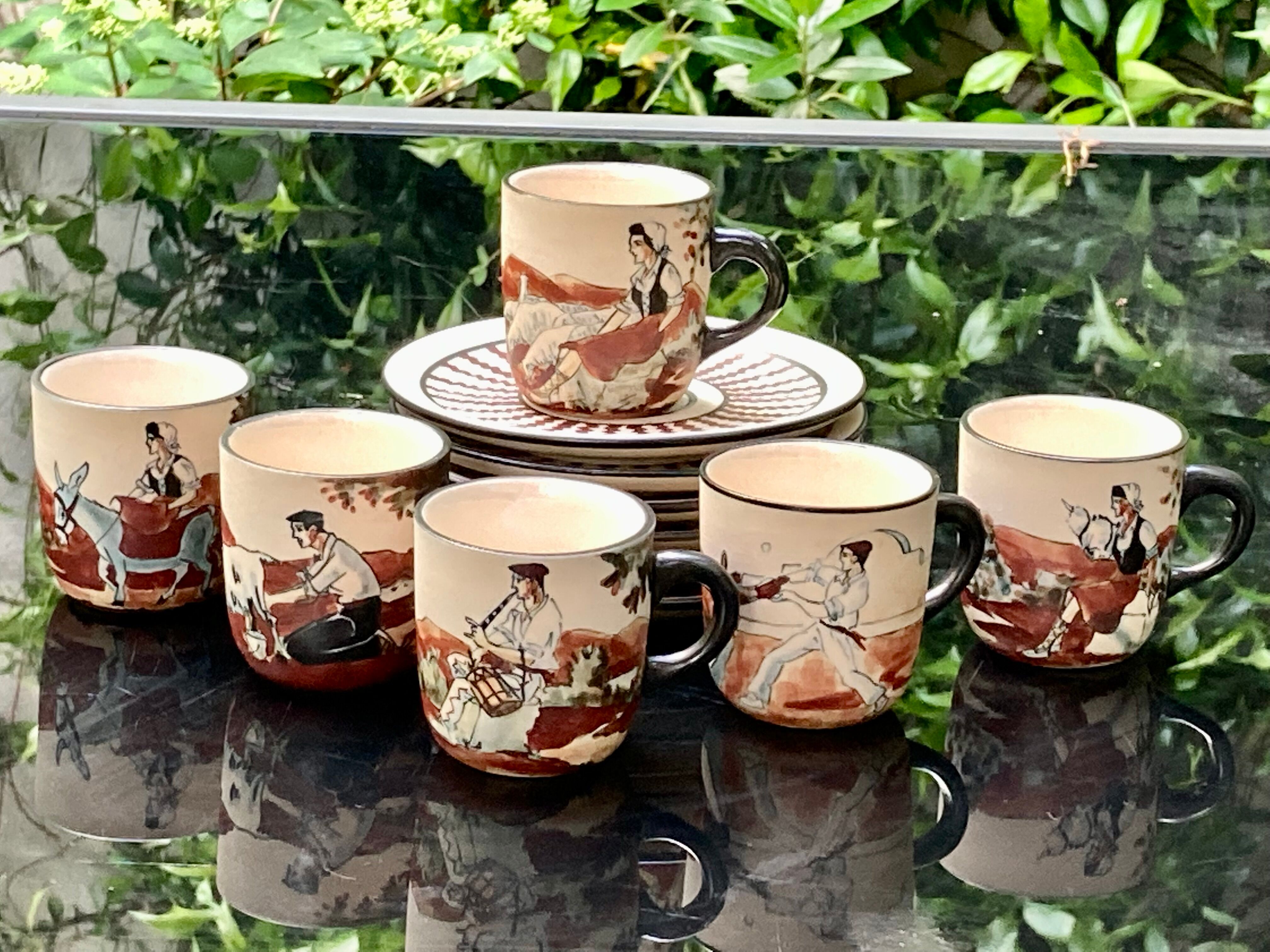 Full tea set - Grès de Ciboure