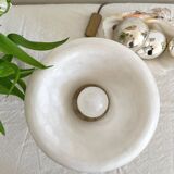 Vintage alabaster Medici vase table lamp