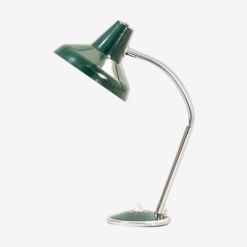 Lampe de bureau verte, France, années 1960