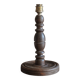 Wooden lamp, vintage turned wood lamp base, table lamp, living room lamp