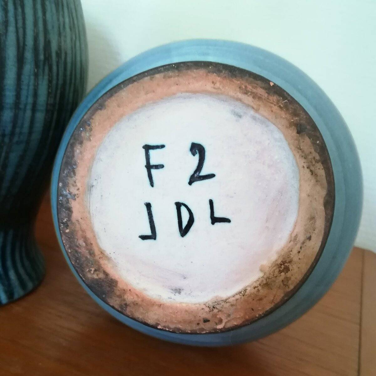 Ceramic vase by Jean De Lespinasse, model F2, France, 1960s