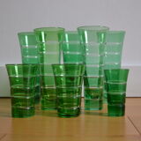 8 glasses Murano Italy 60s