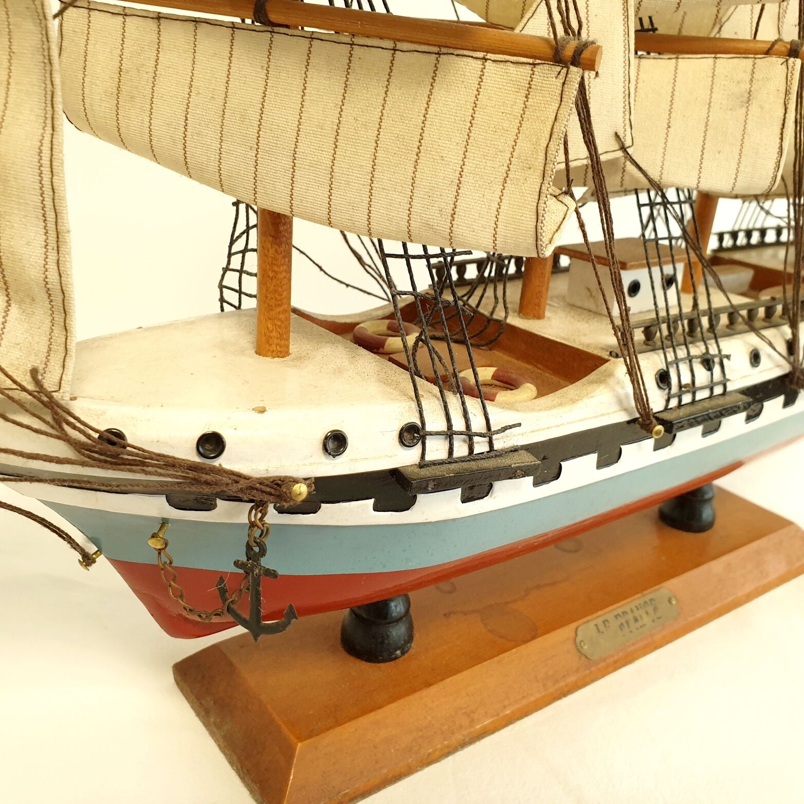 model of sailing boat / sailboat / old rigging