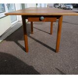 Vintage wooden bistro table 1950/1960