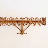 Rattan wall shelf, Italy 60