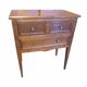 Louis XVI style commode in solid cherry wood.