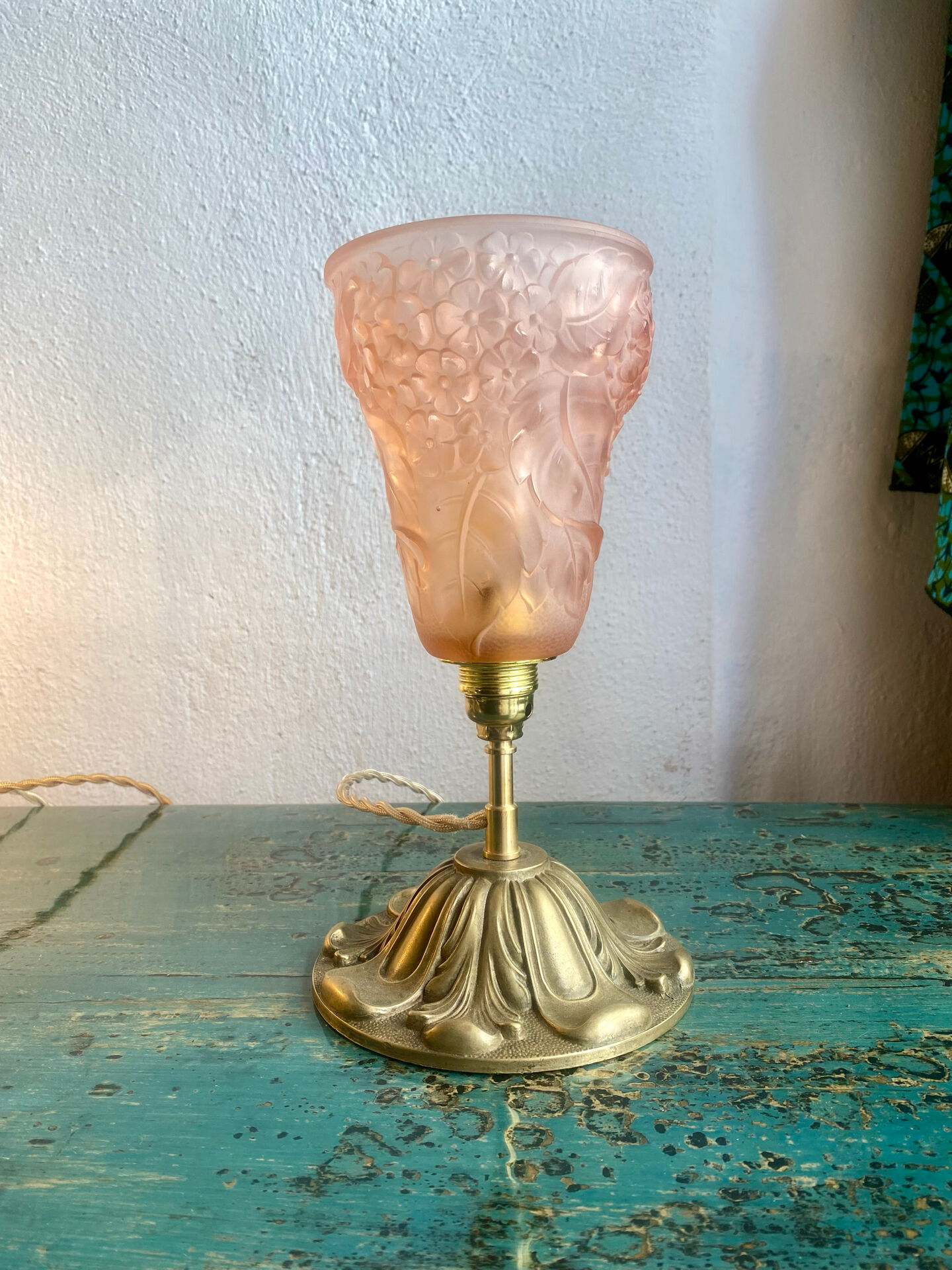 Upcycled lamp