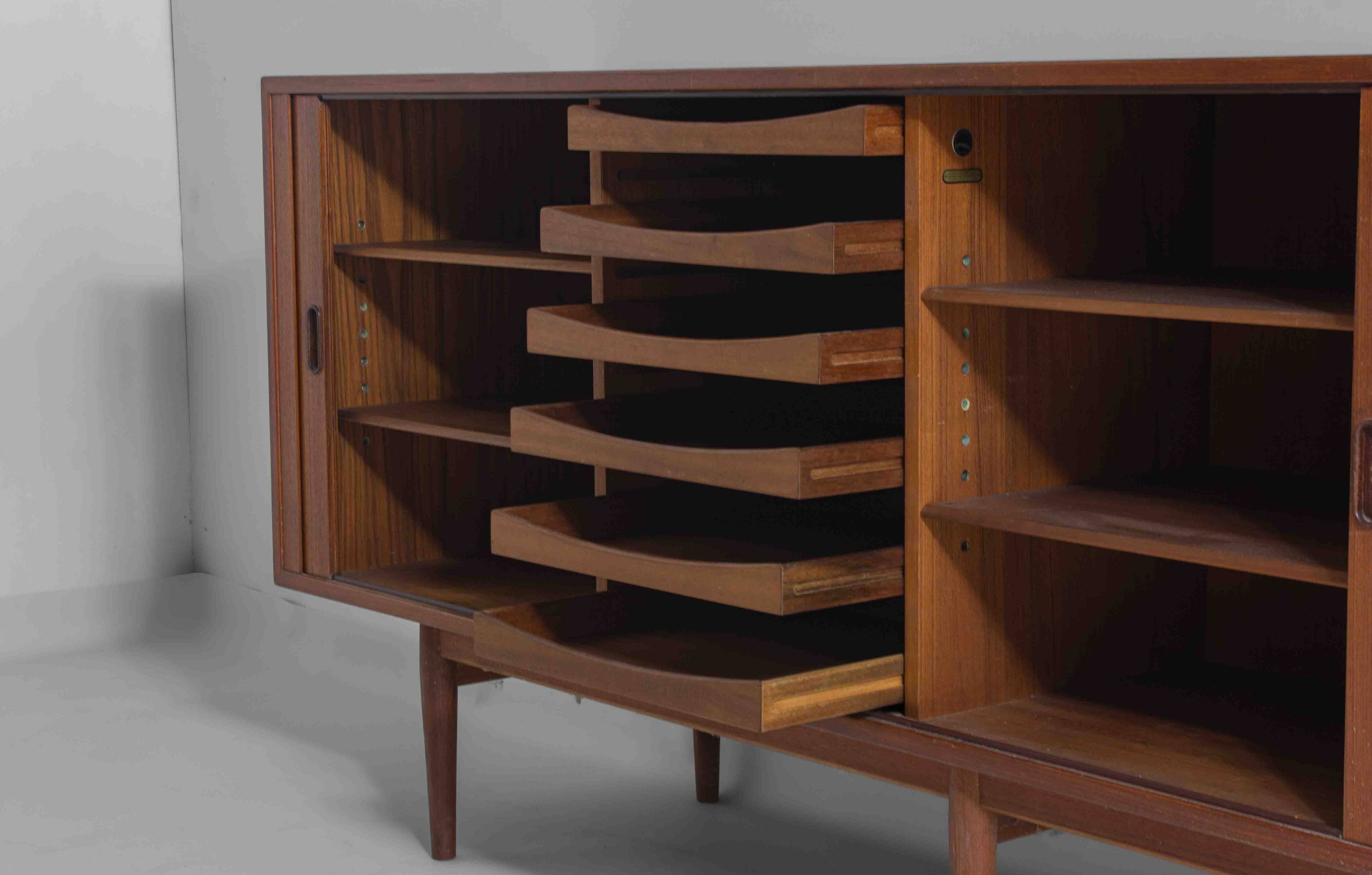 Rare sideboard OS 36 by Arne Vodder for Sibast Furniture, Denmark, 1950s