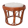 Rattan ottoman