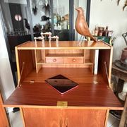 Vintage Jentique teak secretary desk