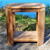 Old French oak side table