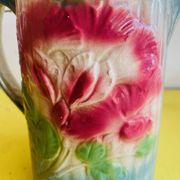 Old slip pitcher Made in France Sweet pea