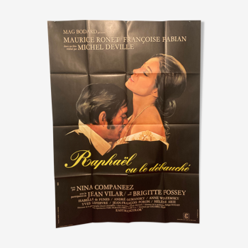 Raphael ou le débauché Affiche de cinéma originale
