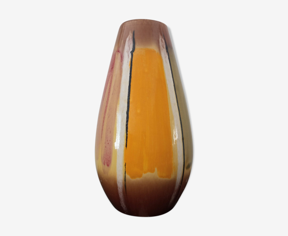Vase moderniste en céramique vintage