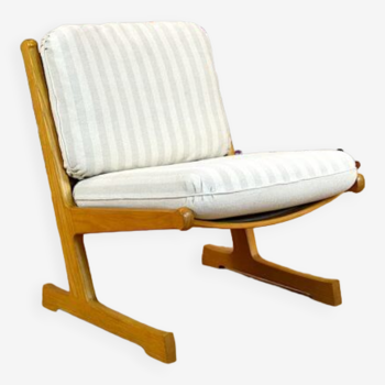 Chauffeuse Scandinave Adrian Heath pour France & Son Vintage 1960