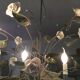 Antique metal chandelier