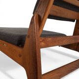 Hunting Chair lounge chair with ottoman by Heinz Heger for PGH Erzgebirgisc