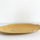 Plat jaune poisson céramique esprit Sarreguemines