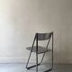Chaise pliante Tamara en métal chromé et perforé d'Arrben, Italie 1980