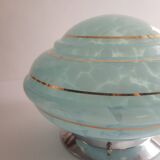 Art Deco ceiling light from Clichy glassworks