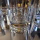 Set of 6 vintage faceted whisky glasses from the 70s-80s