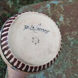 Basque stoneware vase Ciboure Le Corrone