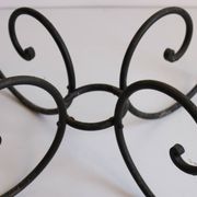 Large Wrought Iron Floor Candelabra, 1950s