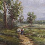 Tableau ancien signé