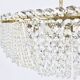 J.T. Kalmar Josef Frank 58" Zeppelin Crystal and Brass Chandelier, Vienna, 1950s