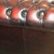 English 20th century leather Chesterfield sofa 4 seater oxblood red