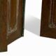 Antique pair of patinated teak doors, 1900