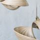 Luminaire design en bambou moyen format