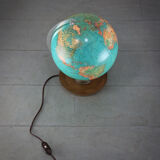 Mid-century Illuminated Glass Globe, 60s