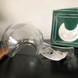 Bain-marie gravy boat glass blown vintage 1970