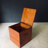 Handcrafted Cubical Side Table, Belgium, 1950s