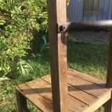 Brutalist bar high chair