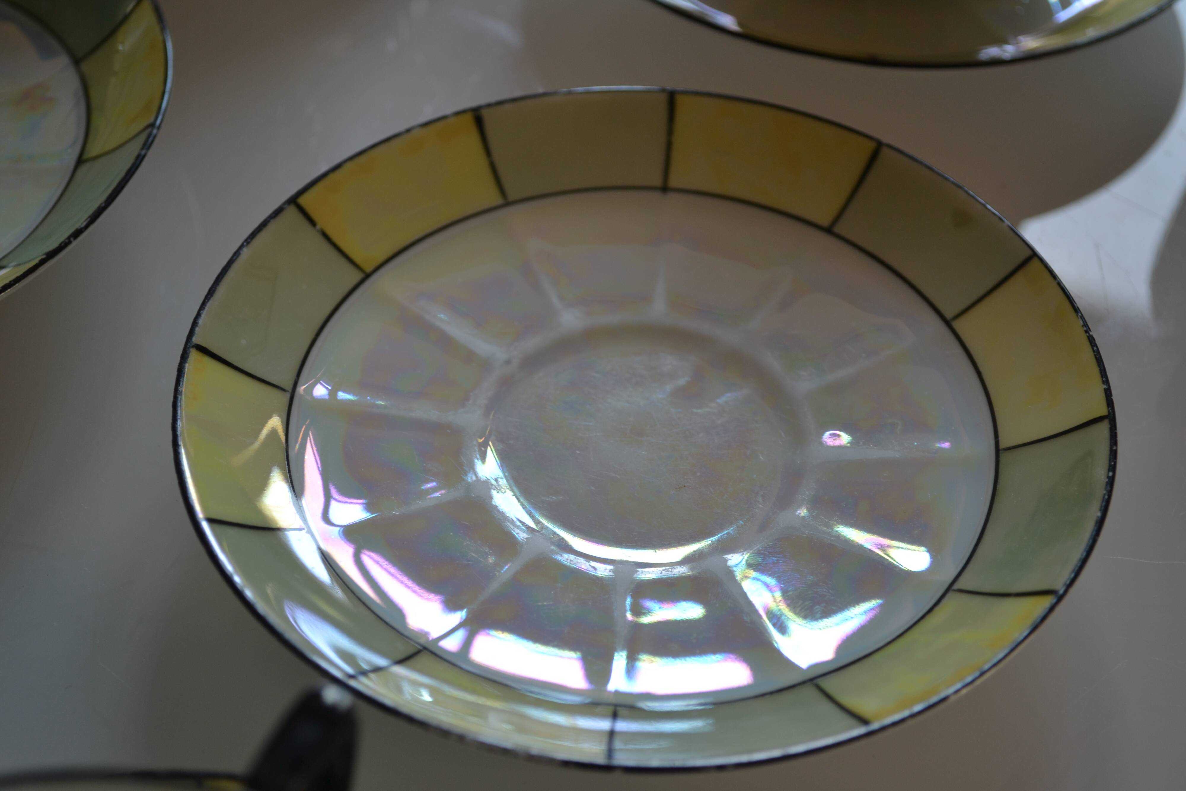 Art Deco porcelain tea or coffee set Czechoslovakia 1930