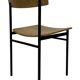 Chaise Auping Carrelle Vintage Bois et Métal design années 50