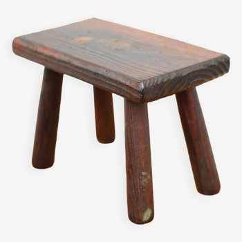 Wooden stool, small stool, plant holder, interior decoration