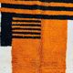 Traditional handmade pure wool rug, size 150 x 250 cm