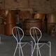 Pair of vintage garden chairs by Tore Ahlsén "Pia", modern Swedish, Gärsnäs, 1990.