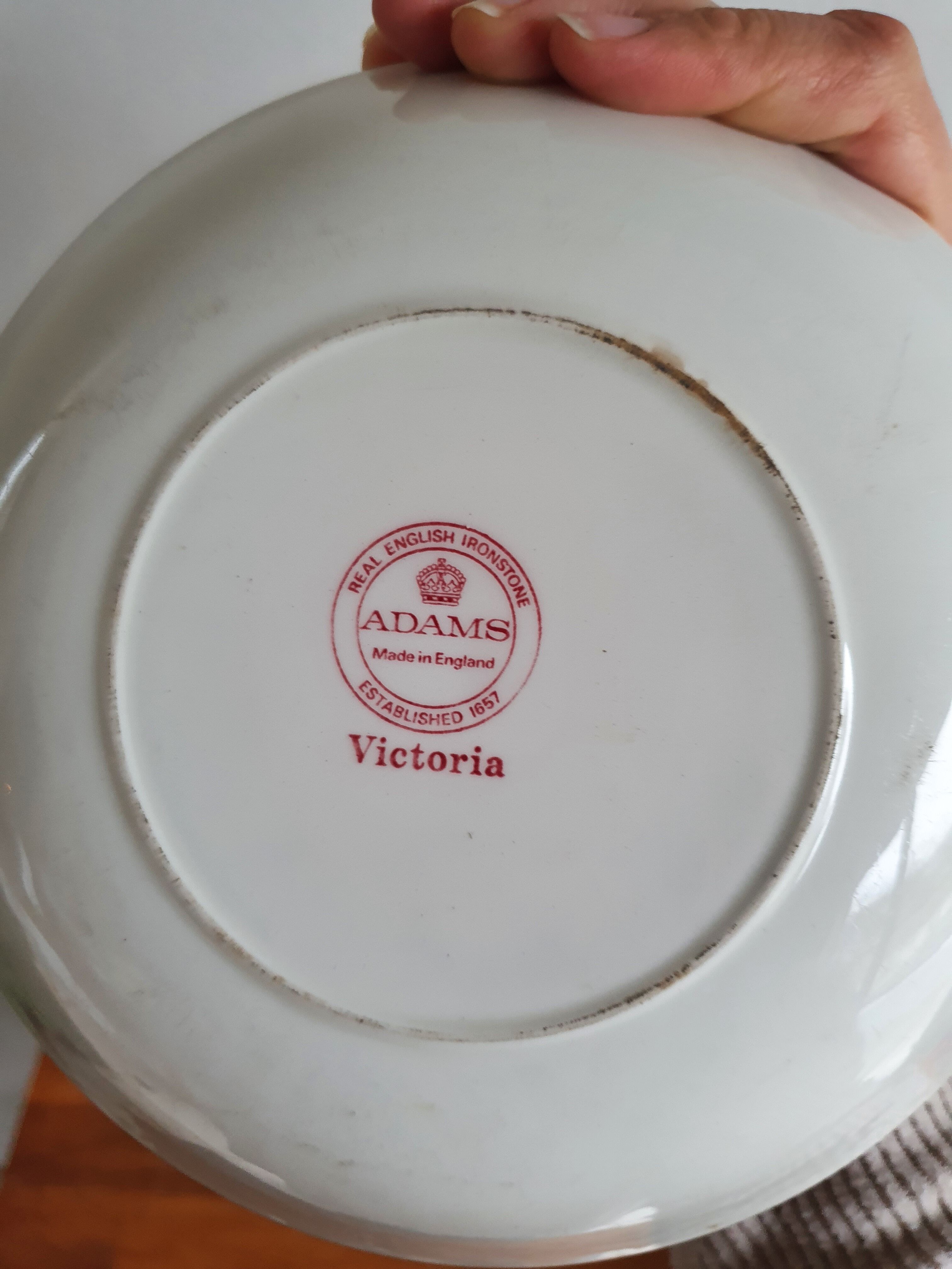 Ironstone hollow plate