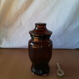 Lever amber Apothecary bottle